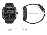 Silver 2-in-1 Smartwatch with Earbuds and 2.01-Inch HD Screen for Sports V888-ELOSUNG28586
