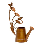 Decorative Rust Watering Can w Lilypads 57cm V637-48104CAN