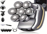Men'S Electric Shaver Rechargeable Shaver Cordless Shaver Bald Men Shaver - Silver - Size SET V1106-111-87661-SLR-SET