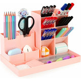 Desk Organizer, 5 Pieces Multifunctional Desk Pen Holder, Plastic Desk Storage Organizer Kids V1188-MS-227-0611