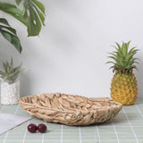 Wicker Serving Tray,Pumpkin Shaped Wicker Serving Tray Woven Bread Basket for Fall Harvest, Fruit V1366-AZ2-W-19393