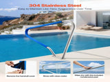 Pool Rail, 122 x 91.5 cm Pool 100kg Load Capacity Heavy Duty 304 Stainless Steel Swimming V952-BXGYCFSDDB4834UDG001V0