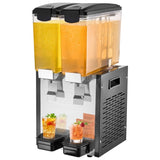 VEVOR Commercial Beverage Dispenser 10L x 2 Tanks Cold Juice Ice Drink Dispenser V952-SYYLJJBSJXS1LN0XAV3