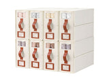 Artiss Bed Sheet Organisers Box 8Pcs Storage King Size Bedding Foldable Beige BSO-DIY-PAP02-BGX8