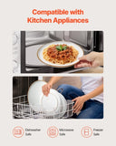 32 PCS Dinnerware Set Ceramic Plates and Bowls Sets Service for 8 White V952-YXKSMBSYXKS3GBB7HV0