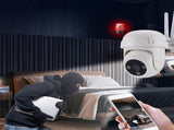 Security Camera, Upgrade Wireless WiFi Indoor and Outdoor IP66 Ball Machine HD Night Vision Dome V1192-AZ-W-29550