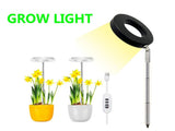Angel Halo Ring LED Plant Grow Light, Full Spectrum Warm White & Red Blue for Succulents, Flowers, V1341-ZY-DVK5MMNN-3PCS-L