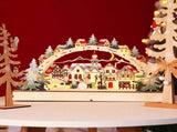 Christmas House LED Christmas Forest Scene Wooden Christmas Village for Shopping Mall Window V1294-YM0714-10309791