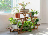 Upgraded Thick Wood Indoor Plant Stand with Flower Planter Shelves V767-ZJJ147-AU