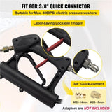 Telescoping Pressure Washer Wand, 20 ft 5-Section Length Adjustable, Max. 4000 PSI Fit for 3/8'' V952-QDXDJYCHHZH20U9C6V0