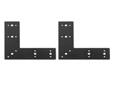 L Shape Flat Bracket Black Powder Coated Carbon Steel Right Angle Flat Mending Plate Corner Bracket V1294-YM0901-3114240021111