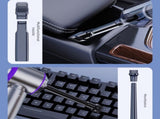 Silvery-purple Wireless Handheld Vacuum Cleaner with Blow, Suck, Inflate, and Pump Functions V888-ELOSUNG48117