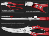 Heavy Duty Kitchen Shears, Poultry Scissors for Cutting Chicken Bones, German Stainless Steel, V1107-CS-CFBXGJDHO