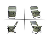 3-in-1 Outdoor Folding Chair with 10L Insulated Cooler, Durable Oxford Fabric, for Camping and V1265-AU-057-LAN