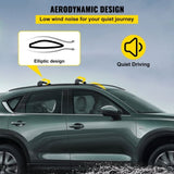 Roof Rack Compatible with Mazda CX-5 CX5 2017 2018 2019 2021 4PCS Roof Rack Rail Cross Bar Crossbar V952-CDJ17-18MZDHGJCG1V0