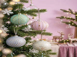 12-Piece Dopamine Christmas Ball Gift Set 8cm polystyrene, shatterproof and durable, V1232-DBAZSQ-SD-001