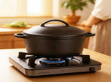 Pawz 6.6L Cast Iron Dutch Oven Heavy Duty Casserole Pot KT1025-AU