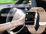 Smart Watch for Women Fitness Tracker Sport Bracelet for Android iOS Phones Gold V1263-JX-6176