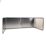 4 Sided Oil Splatter Guard Stainless Steel Heat Insulation Splashing Proof Screen for Kitchen V1294-YM0901-3118240221112