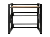 Artiss Over Washing Machine Rack Laundry Shelf Space Saver 75cm Black BSR-A-1T-105H-BK