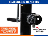 2x Trailer Caravan Canopy Jack Stand 2267kg/ 5000lbs Heavy Duty Weld Bracket V465-86091 X2