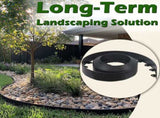 Landscape Edging Kit, 40-Foot Long, 3-Inch Tall, No Dig Garden Edging Border for Flower Beds, Tree V1258-DP02-C-234