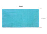 200x140cm Floor Rugs Large Shaggy Rug Area Carpet Bedroom Living Room Mat - Turquoise V63-832111