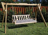 Indoor Outdoor Swing Cushion Replacement Pad, Thick Patio Chair Cushion for Garden Furniture V1366-AZ2-W-14861