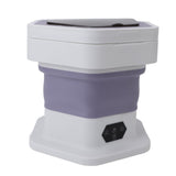 Portable Washing Machine 8L Capacity Multifunctional Foldable Mini Laundry Washer for Clothes Socks V1294-YM0901-3113240221612
