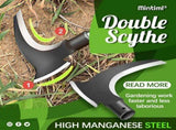 Gardening Tools, High Manganese Steel Double Scythe, Steel Grass Sickle, Agricultural Hand-Motor V1192-AZ-W-29542