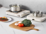 Stainless Steel Saucepan Set, 1 QT & 2 QT & 3 QT Saucepans with Glass Lids, Multipurpose Nonstick V952-BXGJG123QT3JB8H68001V0