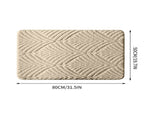Bathroom Non Slip Mat 31.5In Entrance Door Mat Super Absorbent Thick Cushioned Underfoot Dirt V1370-AZ4-09089