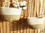 2PCS Braided Plant Basket Hanging Plant Pots Plant Hanger Plant Basket Wall Decoration Flower Pots V1294-YM0717-10071364