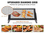 Folding Campfire Grill Portable Camping Fire Pit Steel Outdoor BBQ Picnic V952-ZDYYKJZDG18120J5TV0