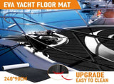 EVA Foam Boat Flooring Mat Faux Decking Teak Marine Mat Boat Carpet Sea Deck Flooring for Motorboat V985-EVABOATMATBLACK
