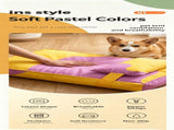 Three piece set of four season warm pet tatami pillows,Extra Large Pink Blue V1363-PS-02-BLUE