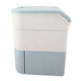Cosmetic Storage Box 2 Layers Drawer Large Capacity Portable Makeup Storage Box with Handle for Nail V1294-YM0626-3117220310312