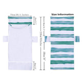 Microfiber Beach Chair Cover Durable Solid Color Stripe Lightweight Folding Chair Cover for Summer V1192-AZ-W-25410