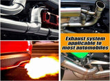4 Pack OD 3 Inch 45 Degree Bend Tube Exhaust Elbow Pipe, 304 Stainless Steel Mandrel Bend Elbow for V1258-DP02-C-3093