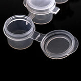 100 Strips Paint Pots Strips,300 Pots 2Ml/0.07 Oz Empty Paint Cup Pots with Lids, for Classrooms V1192-AZ-W-23810