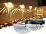 Raised Garden Bed Solar Lights Magnetic with Dusk to Dawn Sensors Wide Angle IPX4 Waterproof Solar V1107-118-48079-WHT-8PACK