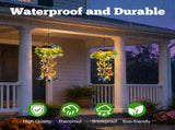 4Pack Solar Hanging Garden Lights, Gifts for Mom, 2 Pack Waterproof Solar Lights Outdoor Decor with V1107-112-64467-GRN-4PACK