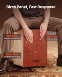 Cajon Box Drum, with Internal Guitar Strings, Lightweight Wooden Percussion Box, Portable V952-MXGCGKJTXWBXZSUG4001V0