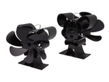 6 Blade Heat Powered Stove Fan for Wood Fireplace Chimney Fireplace Fan Increases Warm Air Silent V1294-YM0706-3114230098311