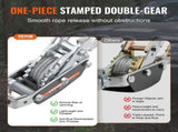 Come Along Winch, 5 Ton Max Pulling Capacity, 3.5 m Steel Cable, 3 Hooks, Heavy Duty Ratchet Power V952-GSSJXQ5T13YC77Z63V0