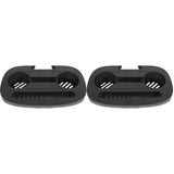 Black Plastic Cup Holder Tray for Chairs, Sturdy and Convenient Home Use 2Pcs V1369-AZ3-W-20855