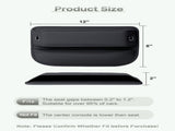 Premium Leather Car Seat Gap Filler Organizer , Clever Gifts for Car SUV Truck V1107-800-15724-BEG-2PCS