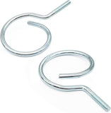 Xadnitu 100 Pieces 2" Diameter Threaded Bridle Rings, Heavy Duty Cable Support, Metal Ring Hangers V1258-DP02-F-296