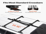 Roof Bike Rack, 15 kg Capacity, Upright Roof Mount Bicycle Rack with Secure Locking System for Most V952-CDZXCJZLFZDC0GA9H001V0