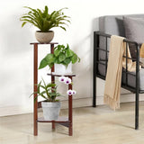 3 Tier bamboo plant stand for garden and living room-Brown V767-ZJJ443-BN-V1